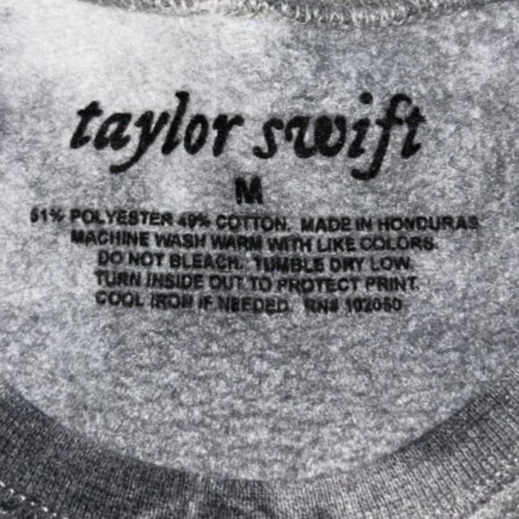 Taylor Swift Folklore Album Tie-Dye Crewneck Sweatshirt Official Merch Size Med - Picture 6 of 8
